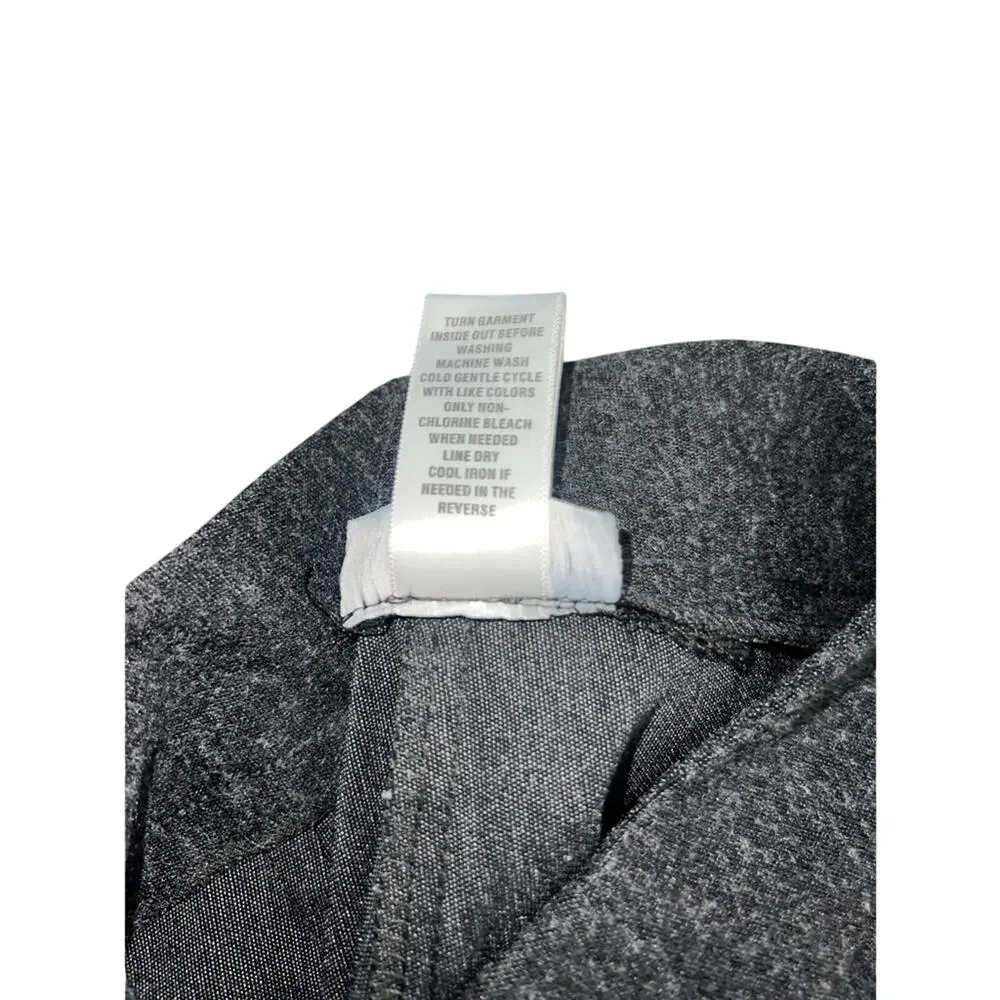 NEW JOE B. BY JOE BENBASSET SUBTLE FUZZY GREY PLEATED DRESS PANTS SZ M